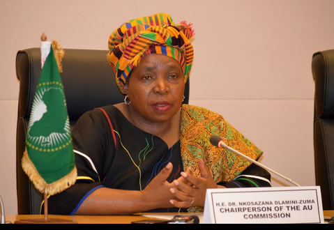 Dr. Nkosazana Dlamini-Zuma, Chairperson, AU Photo: AU