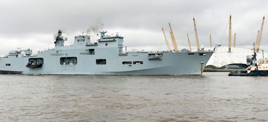 HMS Ocean Source: MoD