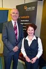 Boss James Kelly and Rt. Hon Hazel Blears  MP at the BSIA roundtable