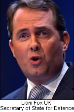 Liam Fox UK Secretary of State for Defence