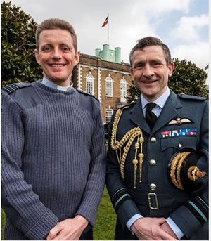 Images Shows: Reverend Dr (Wg Cdr) Giles Legood who was awarded the MBE in the Armed Forces Operational Awards 2014. The awards ceremony was held on the 20th of March 2014 at the Honourary Artillery Company main Building in London.
