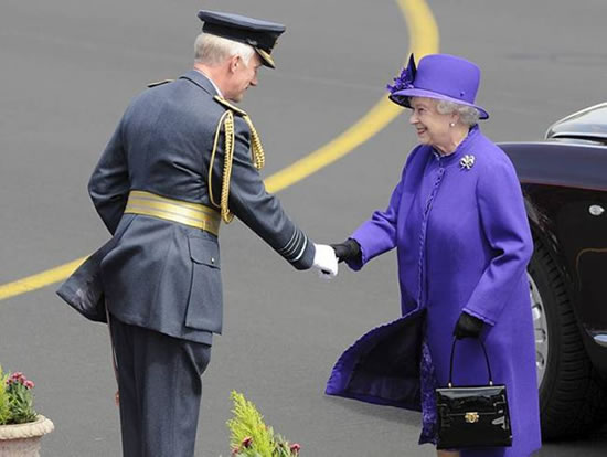 The Queen at RAF Marham. Sac Mitch Poole/Royal Air Force
