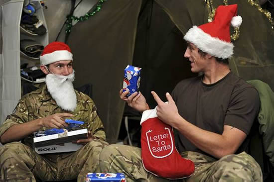What do our troops want from us at Christmas?