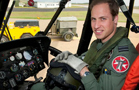 Flight Lieutenant William Wales (The Duke of Cambridge) 